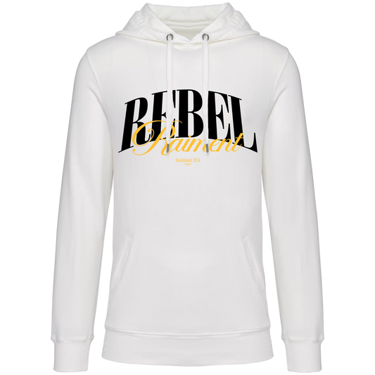 Felpa con Cappuccio Unisex White | Rebel Raiment