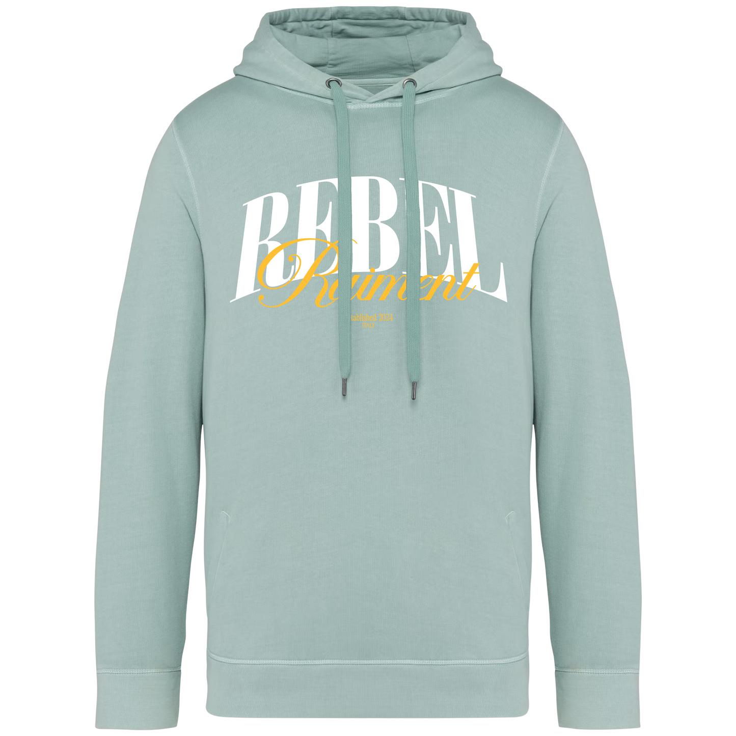 Felpa con Cappuccio Unisex Jade Green | Rebel Raiment