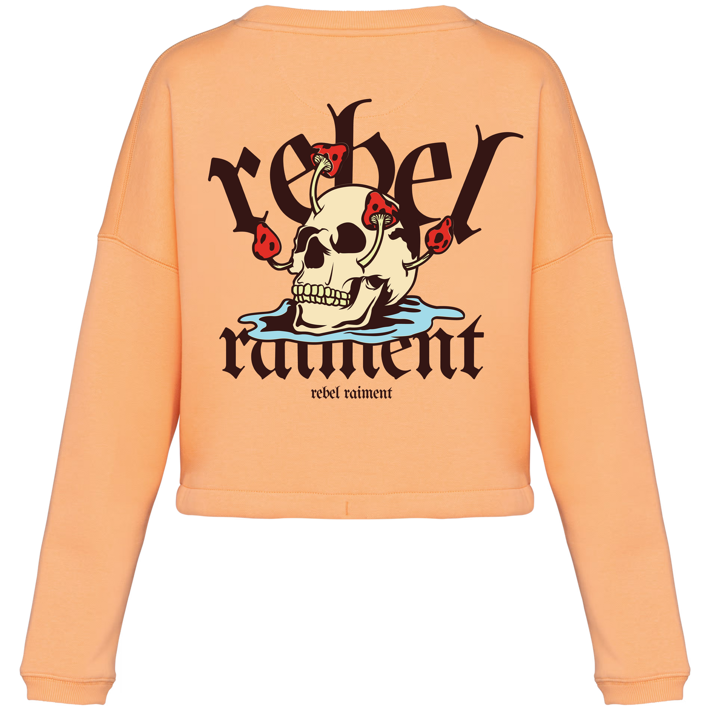 Felpa Oversize Donna Apricot | Rebel Raiment