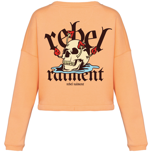 Felpa Oversize Donna Apricot | Rebel Raiment