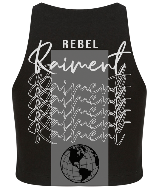 Top corto Black | Rebel Raiment