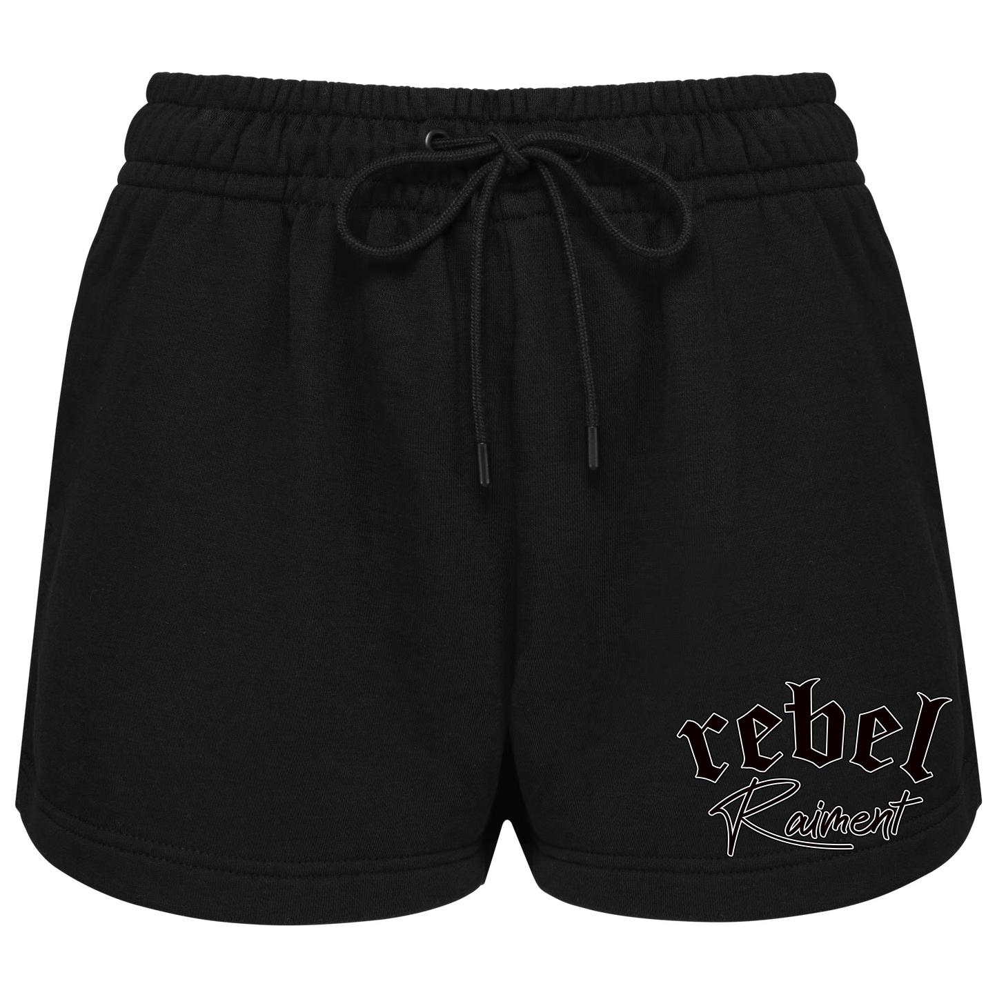 Short in Felpa Donna Black | Rebel Raiment