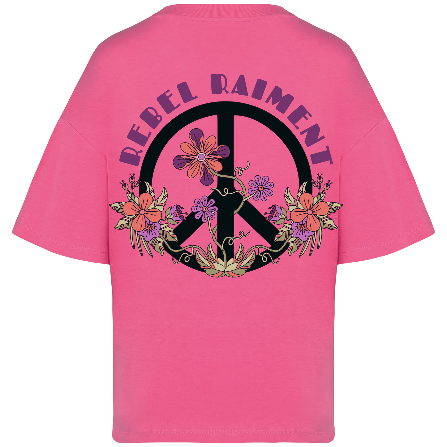 T-Shirt Oversize Donna Candy Rose | Rebel Raiment