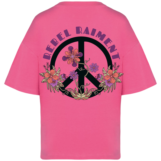 T-Shirt Oversize Donna Candy Rose | Rebel Raiment