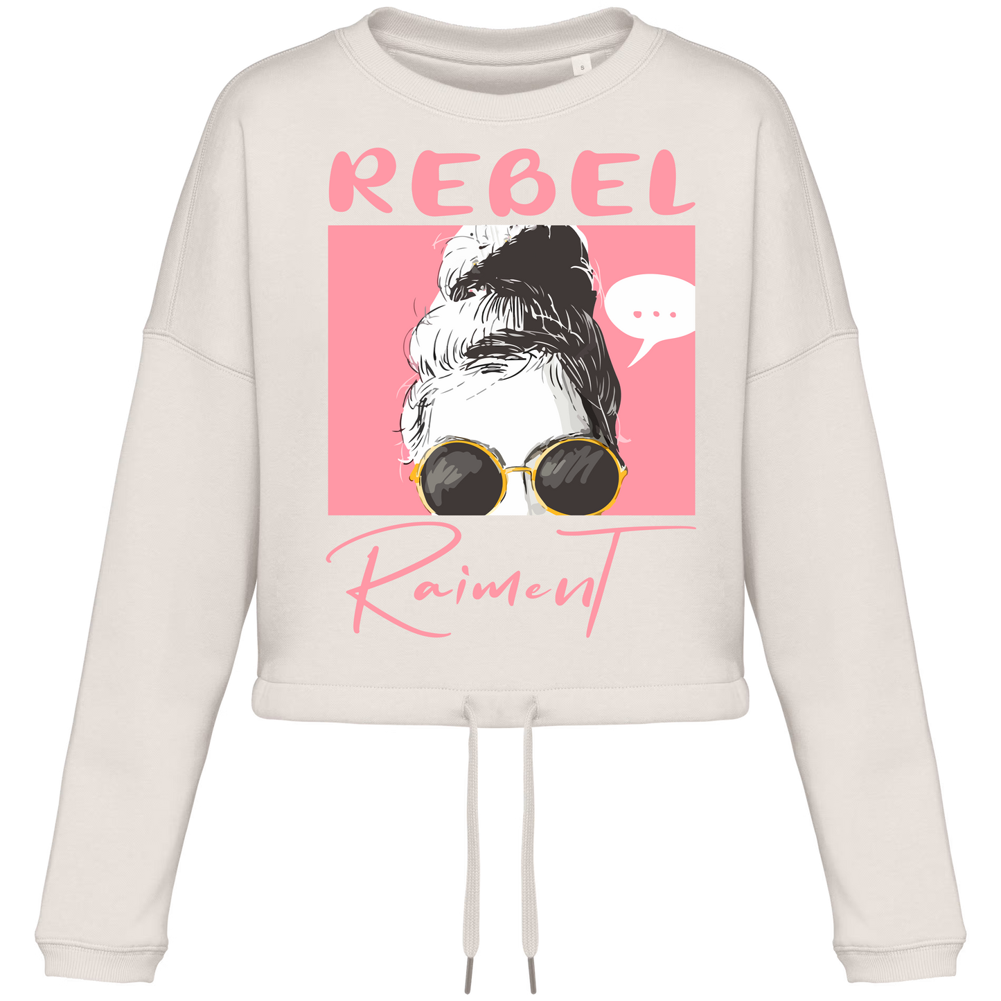 Felpa Oversize Donna Ivory | Rebel Raiment