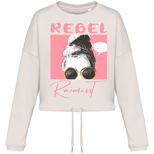 Felpa Oversize Donna Ivory | Rebel Raiment