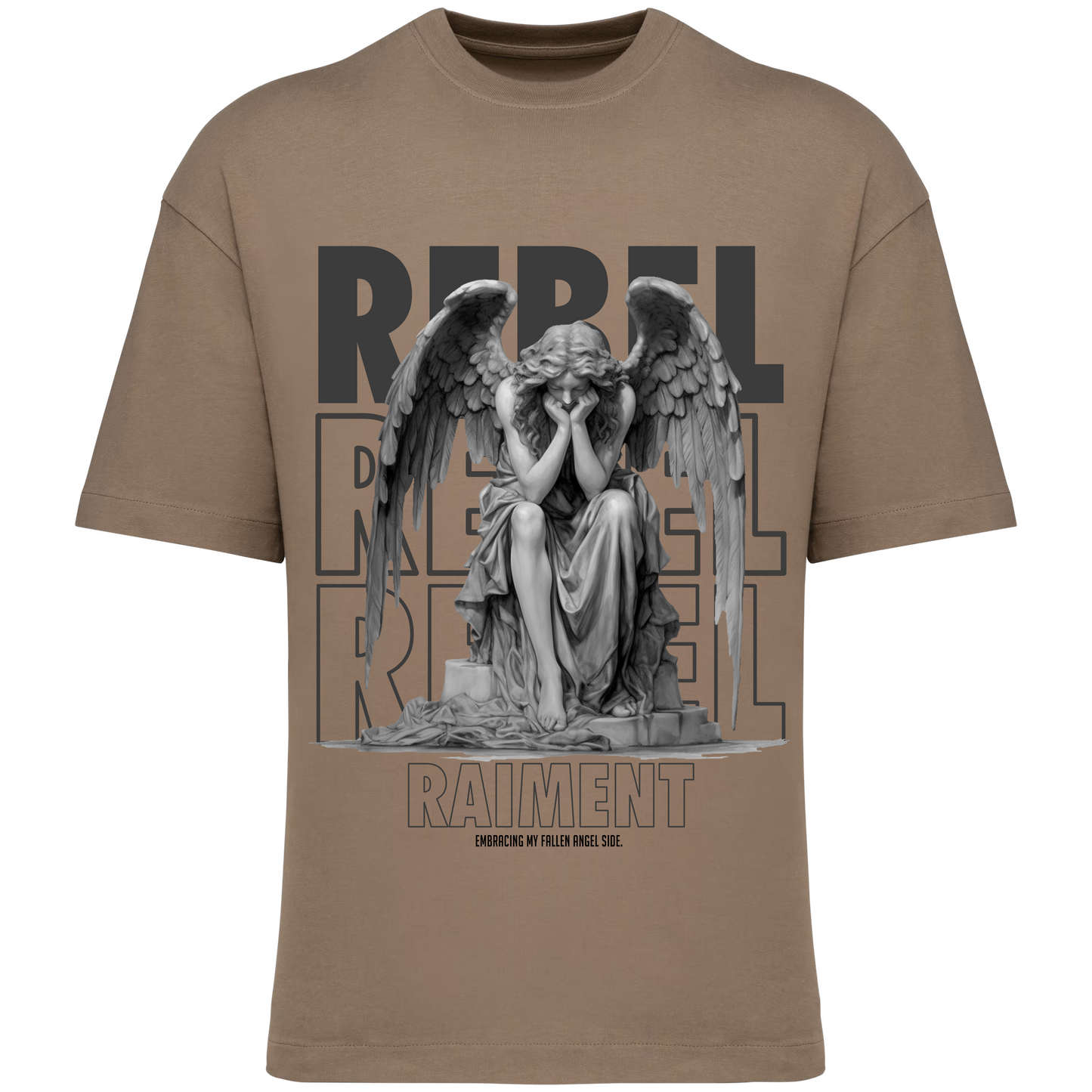 T-Shirt Oversize Uomo Driftwood | Rebel Raiment