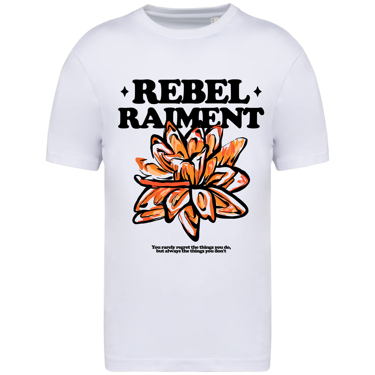 T-Shirt Oversize Uomo White | Rebel Raiment