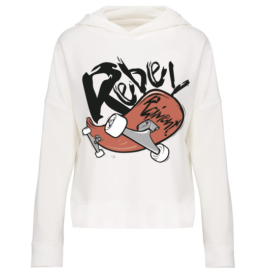 Felpa con Cappuccio Donna Off White | Rebel Raiment