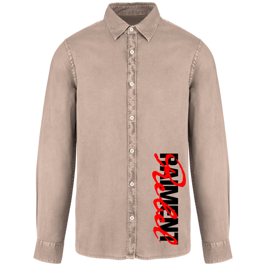 Camicia Uomo Beige | Rebel Raiment